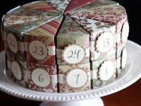 etsy daisysanddots Cake Advent Calender